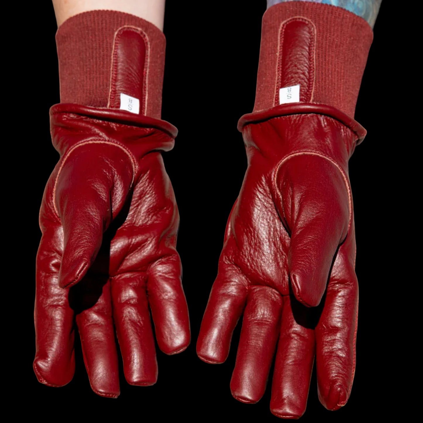 Work Gloves With Cuff - Brown