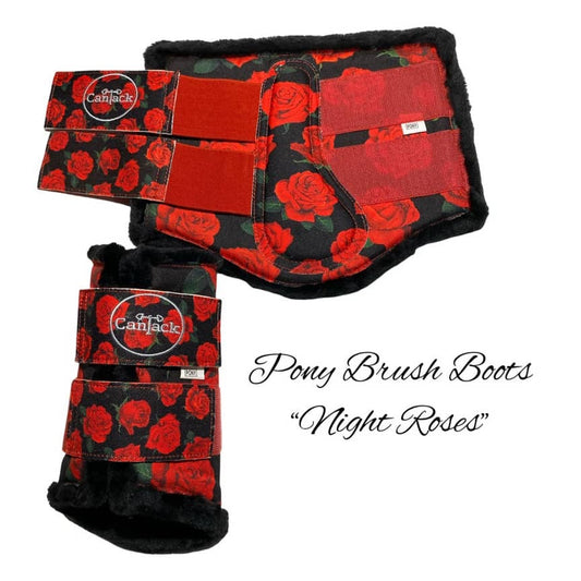 BouqueT Pony Brush Boots - Night Roses