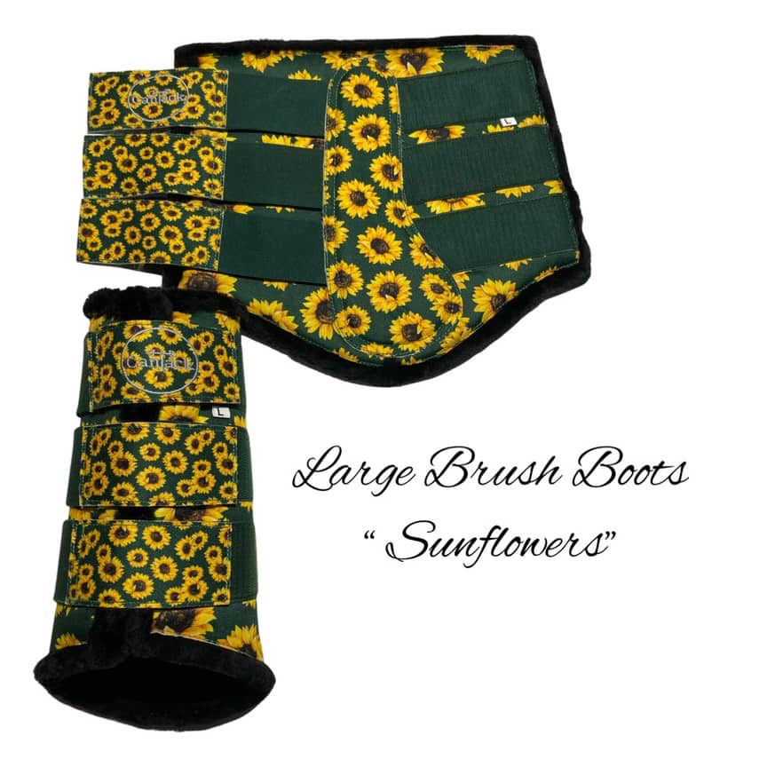 BouqueT Brush Boots - Sunflowers - Large