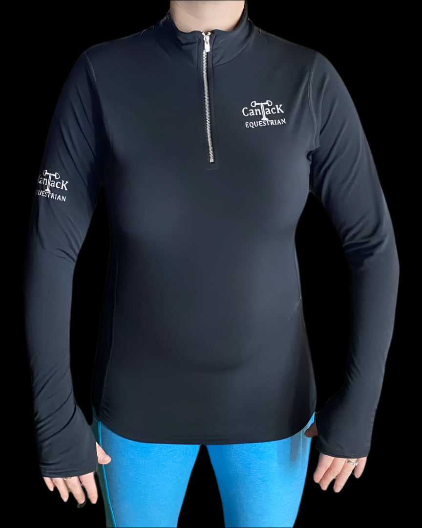 Long Sleeve Lined Baselayer - Black