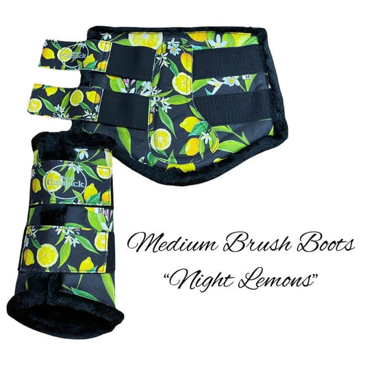 BouqueT Brush Boots - Night Lemons - Medium