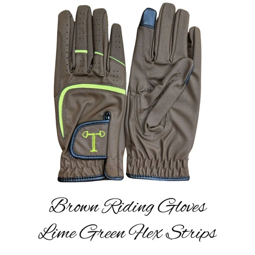 Get a Grip Gloves - Brown Base (Size Medium)