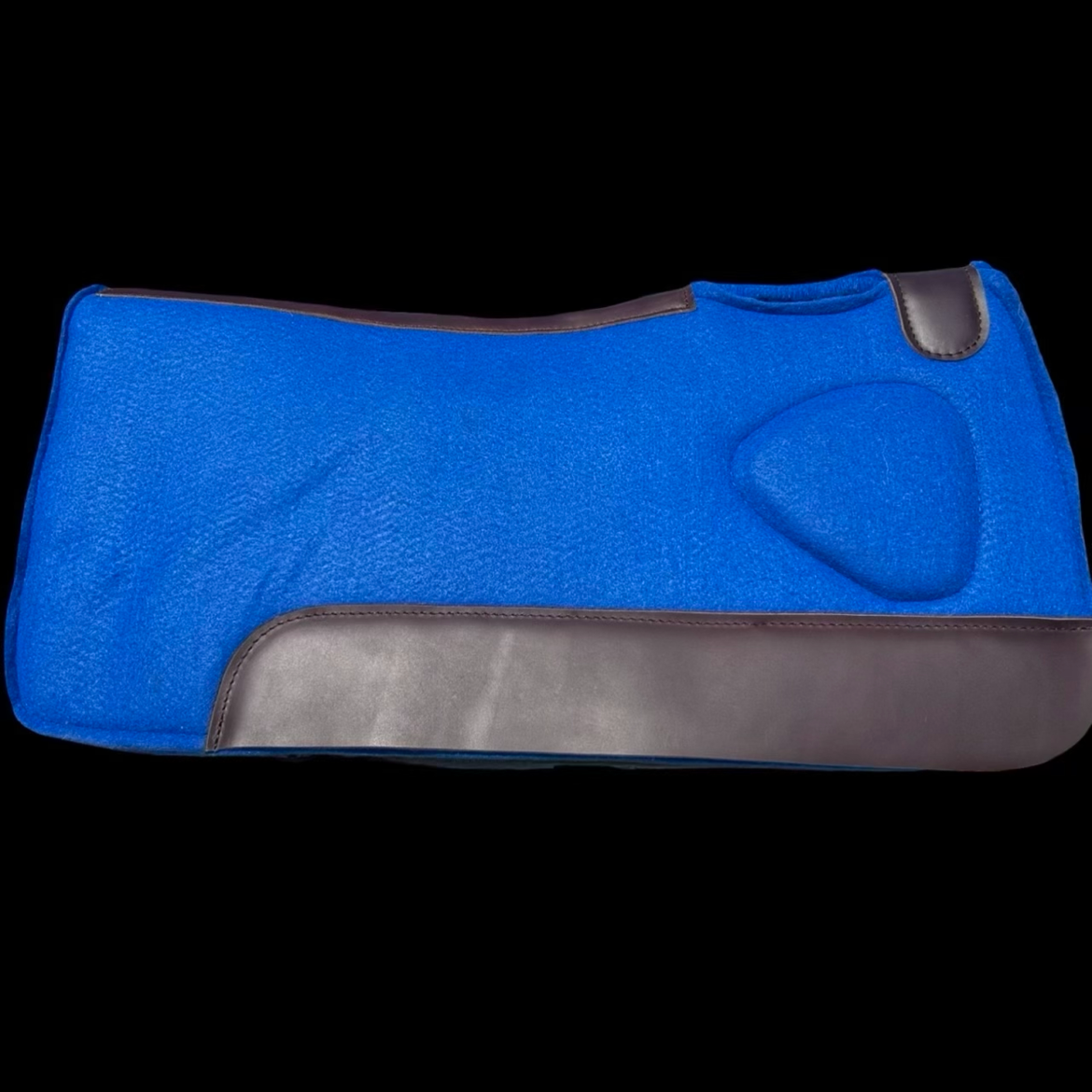 Western Bump Up Pads (Felt) - Royal Blue 30" X 32"