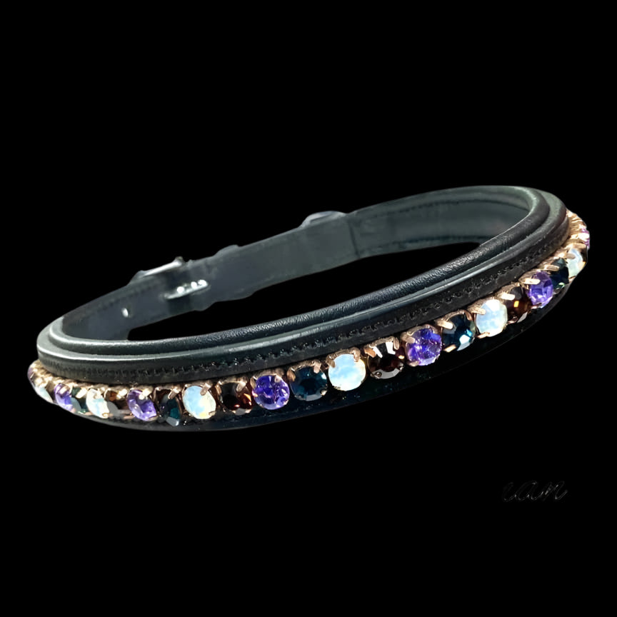 Dog Collars - The Millie (Blue/Copper/Purple/White)