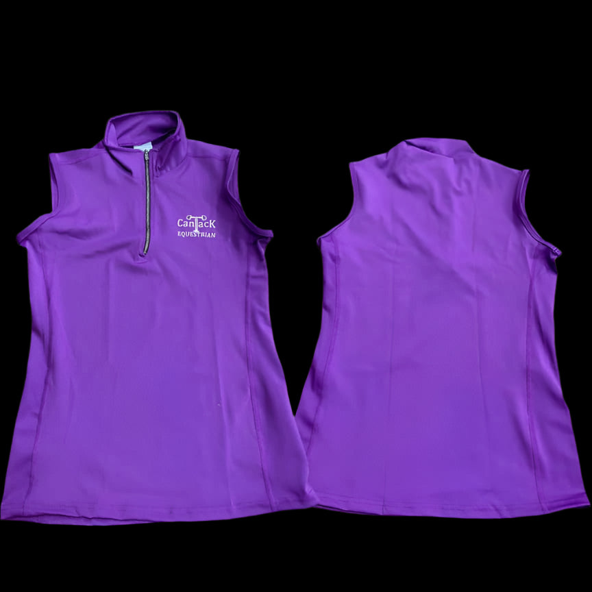 Sleeveless Shirts - Purple