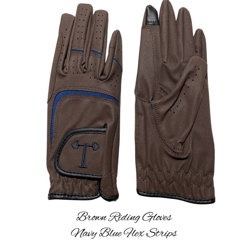 Get a Grip Gloves - Brown Base (Size Medium)