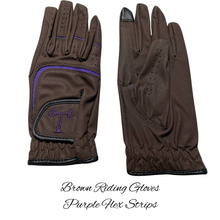 Get a Grip Gloves - Brown Base (Size Medium)