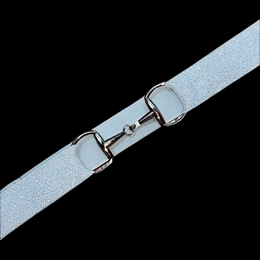 Bit Belts - Sparkly Silver