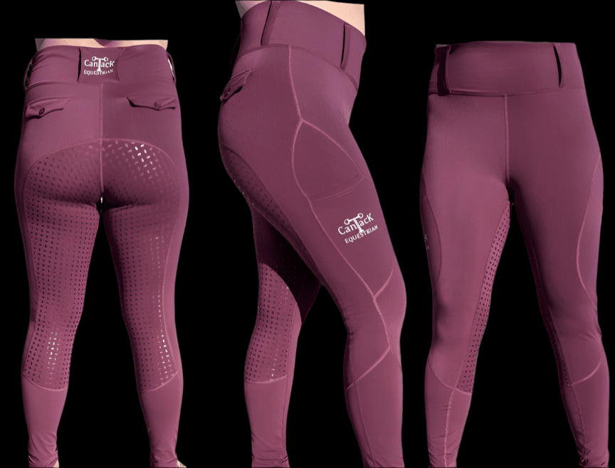 Lined Breeches - Plum