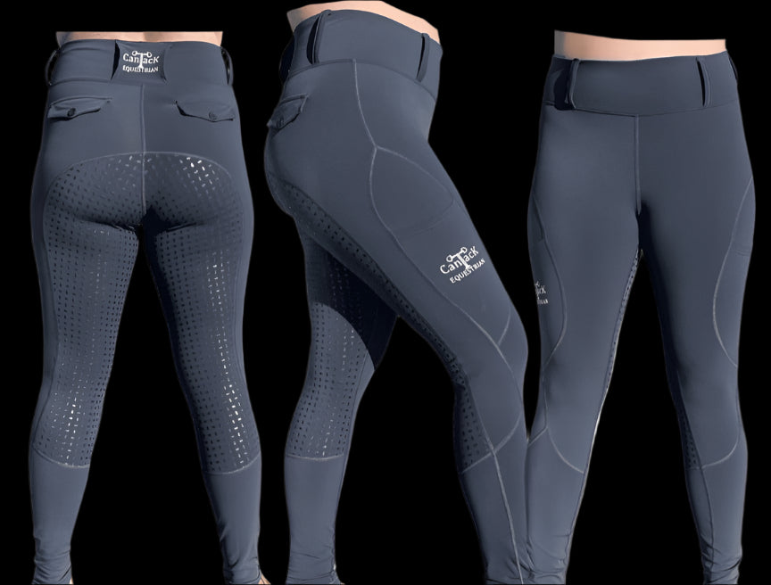 Lined Breeches - Midnight Grey