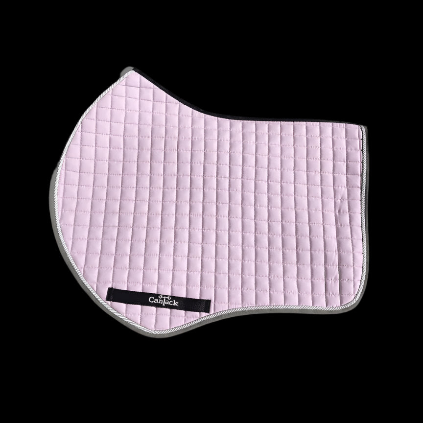 Pro Pads - Blush Pink w/ Dark Grey Trim & White Piping