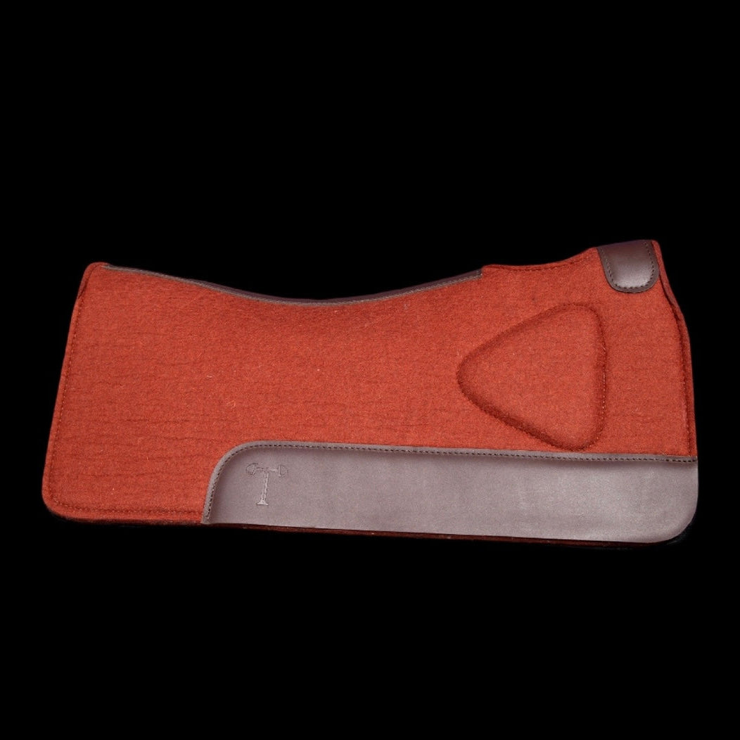 Western Bump Up Pads - Burnt Orange