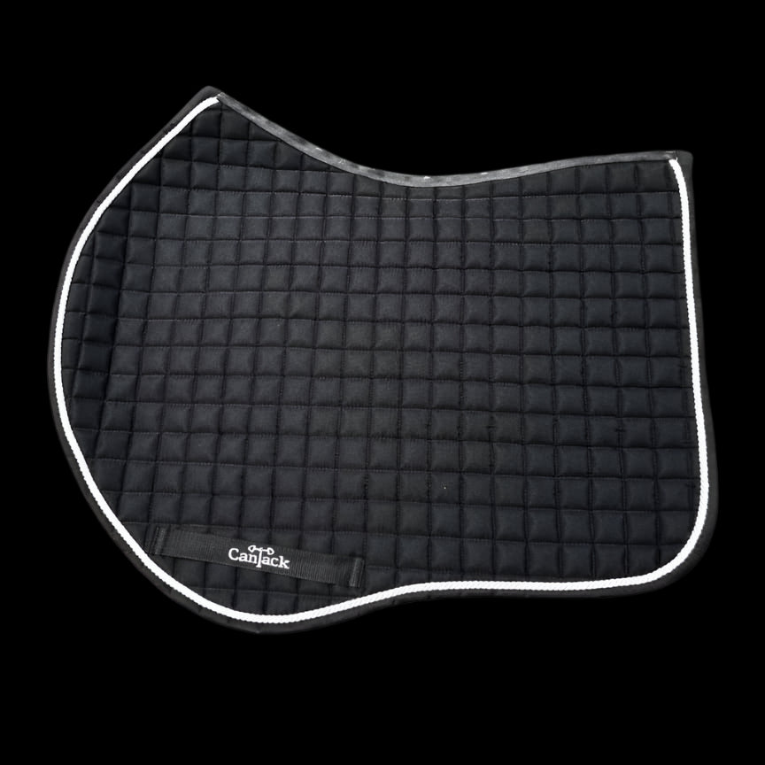 Pro Pads - Black w/ White Piping