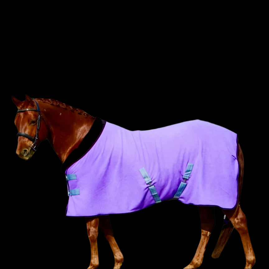 Double Fleece Cooler - (M) Purple with Black trim