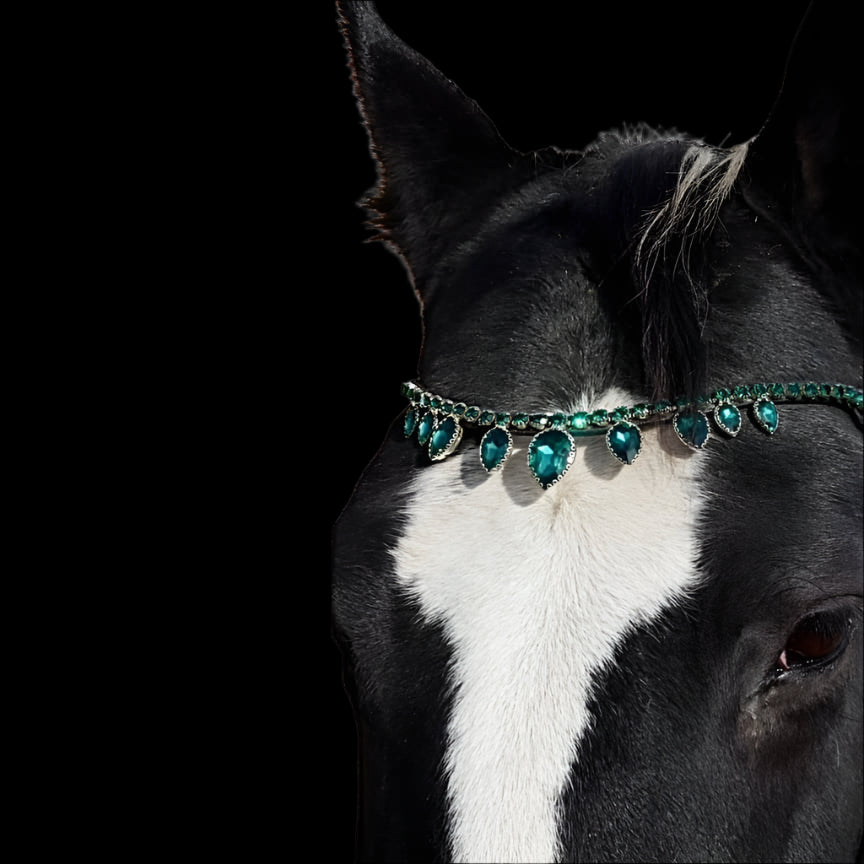 Royal T Browbands - Pony 14" Hunter Green