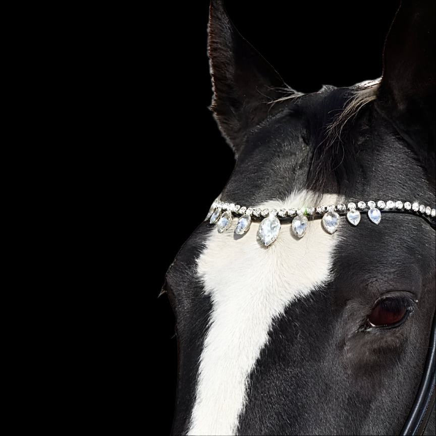 Royal T Browbands - Cob 15" Clear