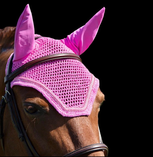 Classic Cut Bonnets - Full - Pink Base/Pink Straight Edge/2 Pink Bling/Pink Piping