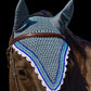 Tiedown Bonnets - Grey Base/Scalloped Edge/With Bling