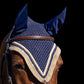 Tiedown Bonnets - Navy Base/Straight Edge/With Bling