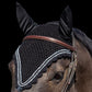 Tiedown Bonnets - Black Base/Scalloped Edge/With Bling