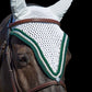 Tiedown Bonnets - White Base/Straight Edge/With Bling