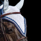 Tiedown Bonnets - White Base/Straight Edge/With Bling