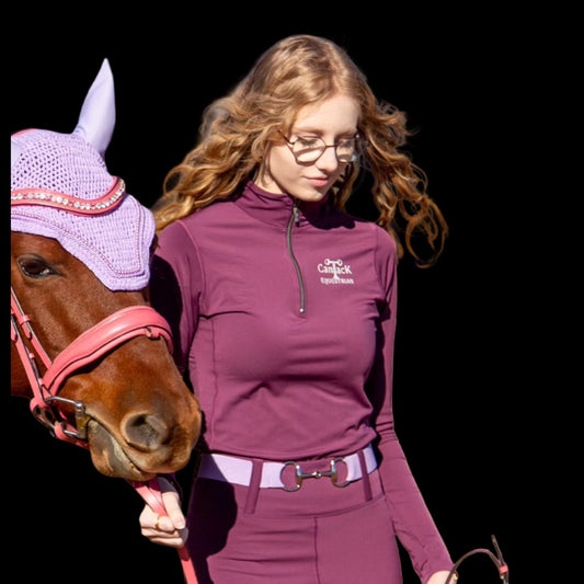 Long Sleeve Lined Baselayer - Plum