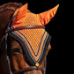 Tiedown Bonnets - Orange Base/Straight Edge/With Bling