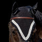 Tiedown Bonnets - Black Base/Scalloped Edge/With Bling
