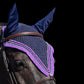 Tiedown Bonnets - Navy Base/Straight Edge/With Bling