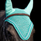 Tiedown Bonnets - Aquamarine Base/Straight Edge/With Bling