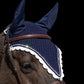 Tiedown Bonnets - Navy Base/Scalloped Edge/With Bling