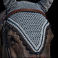 Tiedown Bonnets - Grey Base/Scalloped Edge/With Bling