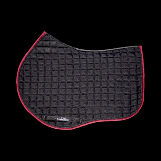 Pro Pads - Black w/ Burgundy Piping