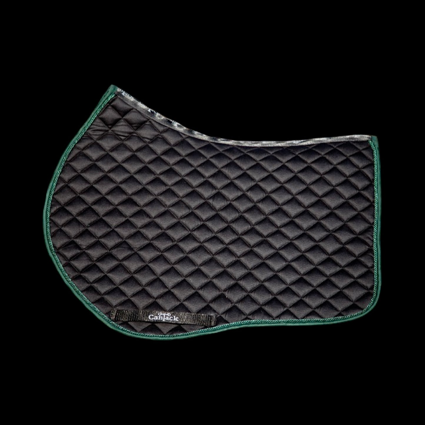 Pro Pads - Black w/ Hunter Green Piping
