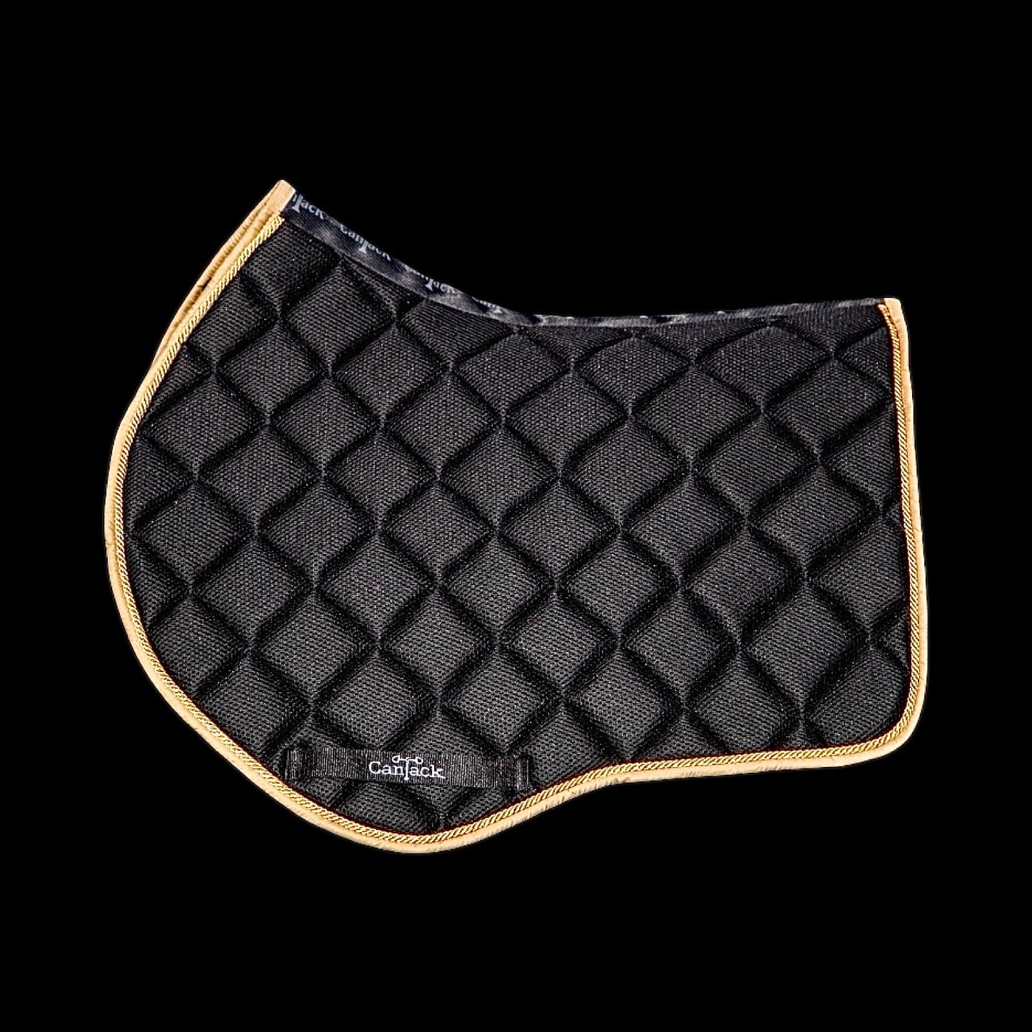 Mesh Pad - Black w/Gold Trim