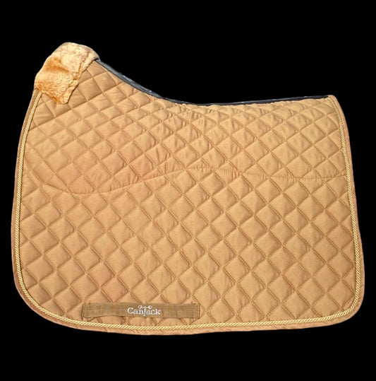 Pro Plus Dressage Pads - Buckskin, Buckskin Trim