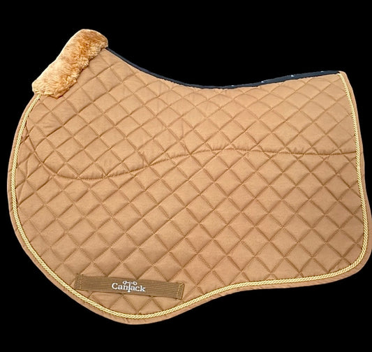 Pro Plus Jump Pads -Buckskin, Buckskin Trim