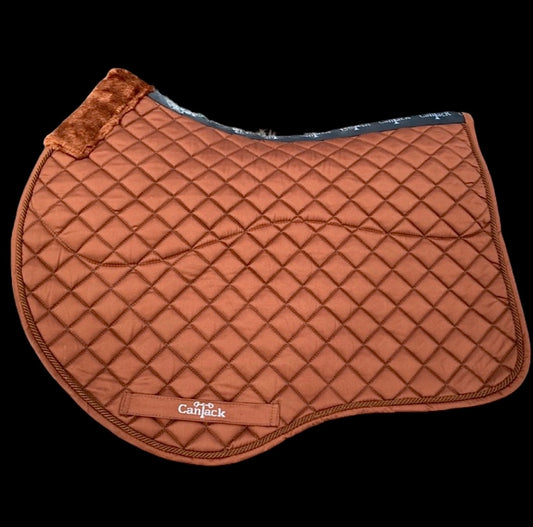 Pro Plus Jump Pads -Chestnut, Chestnut trim