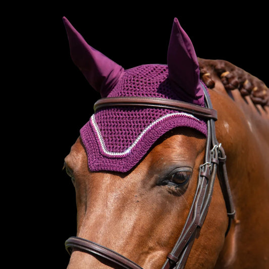 Classic Cut Bonnets - Plum Base/Straight Edge/With Bling