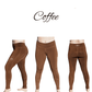 Adult Lined Riding Tights - Coffee