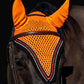 Tiedown Bonnets - Orange Base/Straight Edge/With Bling