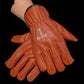 Work Gloves No Cuff - Buckskin Base / Green Trim