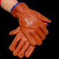 Work Gloves No Cuff - Buckskin Base / Blue Trim