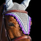 Tiedown Bonnets - Grey Base/Scalloped Edge/With Bling