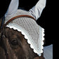 Tiedown Bonnets - Grey Base/Scalloped Edge/With Bling