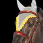 Tiedown Bonnets - Grey Base/Scalloped Edge/With Bling