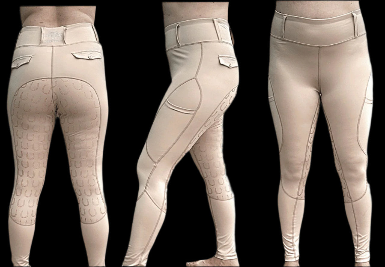 Kids Lucky Unlined Breeches - Beige