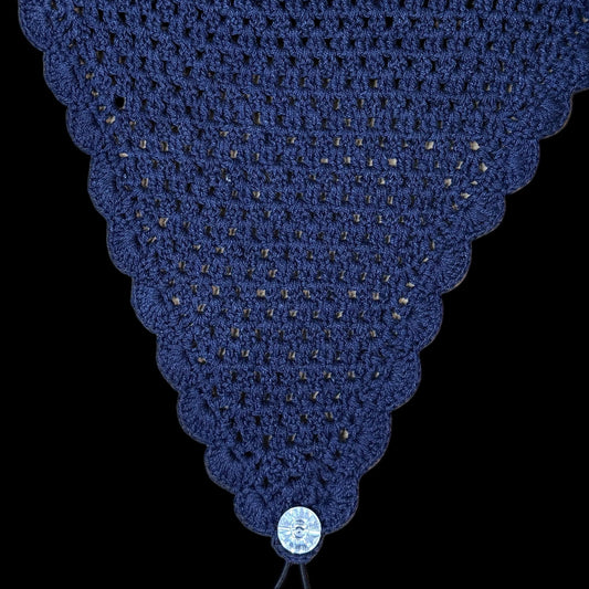 Soundproof - Tiedown Bonnets - Navy Base/Navy Scallops
