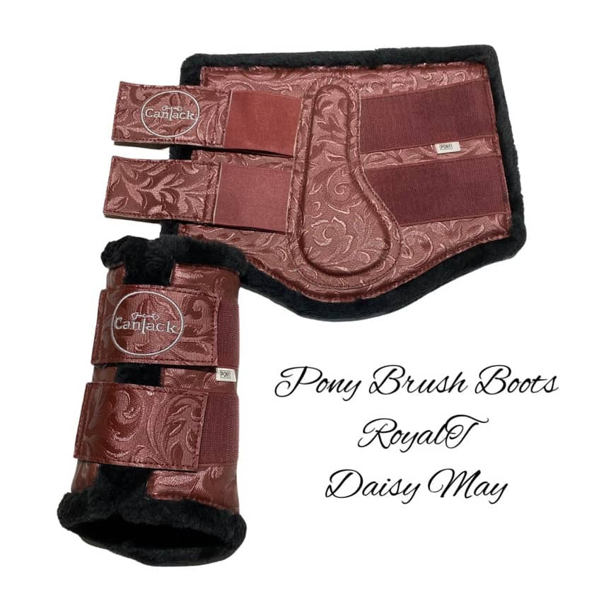 RoyalT Pony Brush Boots - Daisy May